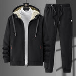 Thick Warm Fleece Tracksuit - Sabreeonline