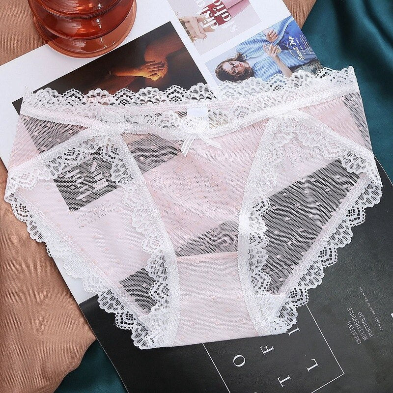Charming Net Gauze Transparent Panties - Sabreeonline