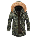 Thick Windproof Coat-long Military Parkas - Sabreeonline