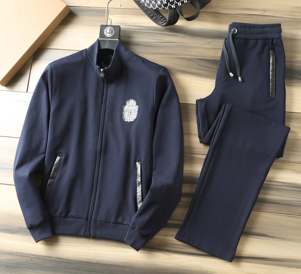 Sportswear Set Fashion Cotton Zipper Outdoor Embroidery - Sabreeonline