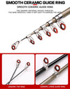 Lure Fishing Rod 1.3m 1.6m 1.8m Carbon Spinning Casting Baitcasting Mini Short Light Travel Lure Rod - Sabreeonline