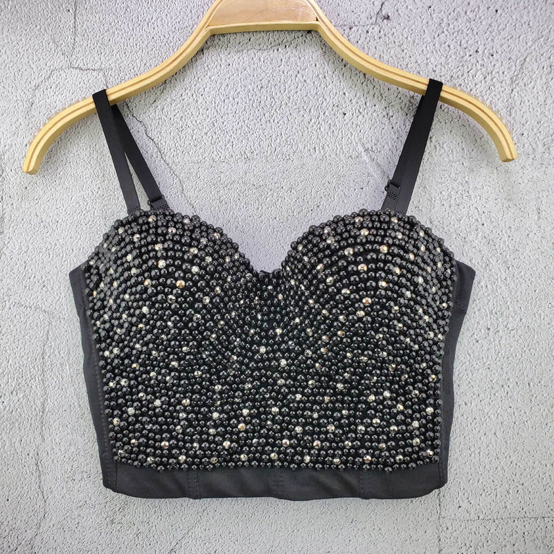 Crystal Diamonds Cotton Tops - Sabreeonline