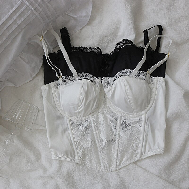 Embroidered Sexy Lace Corset - Sabreeonline