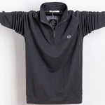 Cotton Long Sleeve Polo Shirt - Sabreeonline