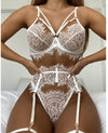 Lace Hollow Out Transparent with Garters - Sabreeonline