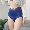 V-neck High Waist Underwear Women Cotton Lace Panties Hot Temptation Girls Belly Briefs - Sabreeonline