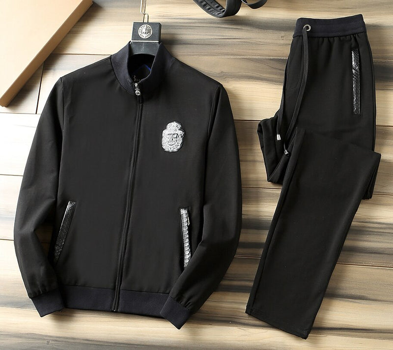 Sportswear Set Fashion Cotton Zipper Outdoor Embroidery - Sabreeonline