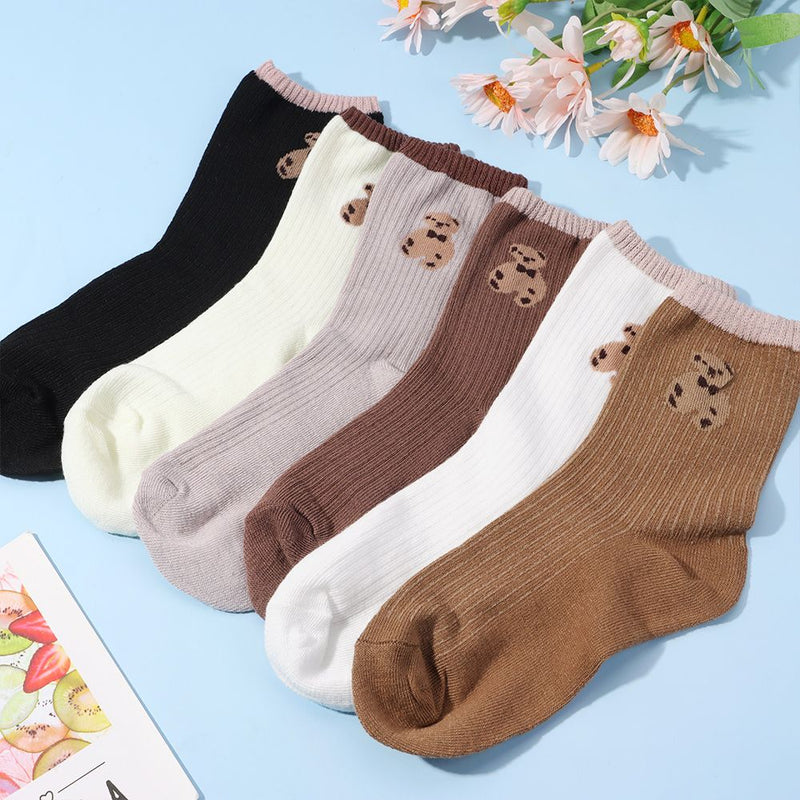 Cotton Breathable Bear Cute Socks - Sabreeonline