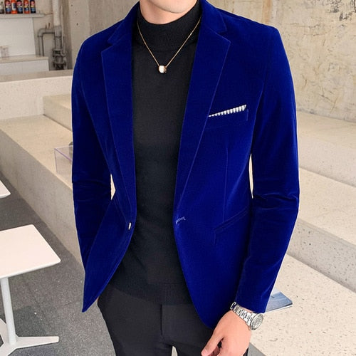 Golden Velvet Suit - Sabreeonline