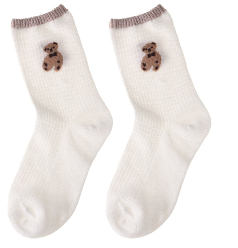 Cotton Breathable Bear Cute Socks - Sabreeonline