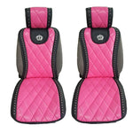 Universal Car Seat Cover Crown Leather Cushions - Sabreeonline