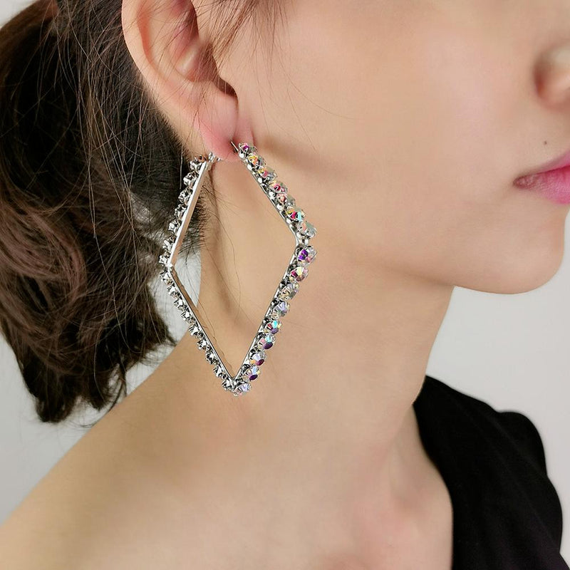 Big Circle Hoop Earrings - Sabreeonline