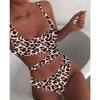 One Piece Solid Bandage Backless Bathing Suit