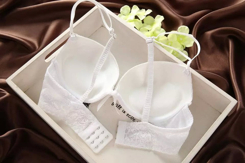 Sexy Underwear Satin Lace Embroidery Sets - Sabreeonline