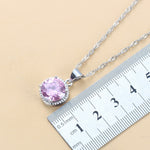 Sweet Princess Round Zircon 3 Piece Set - Sabreeonline