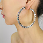 Big Circle Hoop Earrings - Sabreeonline