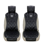 Universal Car Seat Cover Crown Leather Cushions - Sabreeonline