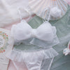 Girls Folds Bow Lovely Underwear Set - Sabreeonline