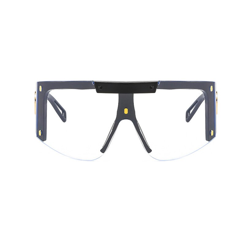 Men's Mask Sunglasses Fashion Square Oversized - Sabreeonline