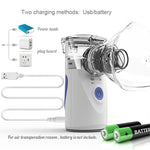 Health Care Mini Handheld portable Inhale Nebulizer silent Ultrasonic inalador nebulizador Children Adult Rechargeable Automizer - Sabreeonline