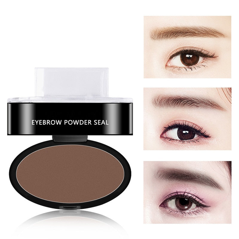 Natural Arched Eyebrow Stamp Quick Makeup Brow Stamps Powder Pallette 9 Options Eyebrow Powder Seal Best Selling Dropshipping - Sabreeonline