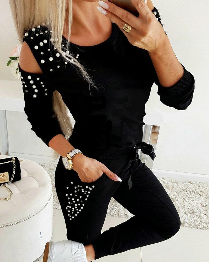 Two Piece Outfits Long Sleeve - Sabreeonline