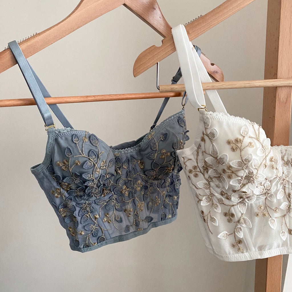 Embroidered Sexy Lace Corset - Sabreeonline