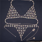 Crystal Sexy Bikini Body Chain Set Jewelry - Sabreeonline