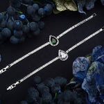Gorgeous Women Wedding Party Jewelry Necklace Bracelet Earring and Ring Set - Sabreeonline