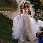Sexy Spaghetti Strap Backless Princess Long Boho Floor Length Gown