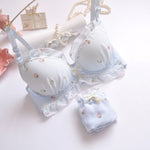 Embroidery Film Cup Bralette - Sabreeonline