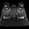 Universal Car Seat Cover Crown Leather Cushions - Sabreeonline