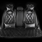 Universal Car Seat Cover Crown Leather Cushions - Sabreeonline