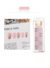 Set Shiny Matte Nail Tips with Designs Reusable Press - Sabreeonline