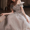 Gorgeous Evening Strapless Off Shoulder Sequin Beaded Bandage - Sabreeonline
