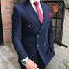 Slim Fit Men Suits Tuxedo with Peaked Lapel - Sabreeonline