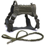 Tactical Dog Harnesses Pet Training Vest Dog Harness And Leash Set For Small Medium Big Dogs Walking Hunting Free Shipping Items - Sabreeonline