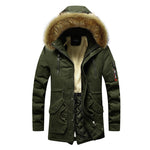 Thick Windproof Coat-long Military Parkas - Sabreeonline