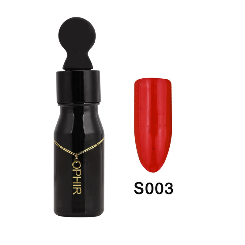 OPHIR 30 Colors Airbrush Nail Polish Gel for Airbrush Manicure UV LED Gel Alcohol Base 3 Step Nail Art Polish Gel S001-S030 - Sabreeonline