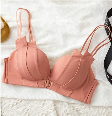 Push Up Bra Silk Panties Set - Sabreeonline
