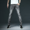 2022 New Men&#39;s Skinny White Jeans Fashion Casual Elastic Cotton Slim Denim Pants Male Brand Clothing Black Gray Khaki - Sabreeonline