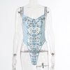 Women Teddy lingerie Sexy Underwear Erotic Corset Lace Mesh Sleepwear Nightwear  Embroidered strap one-piece sexy pajamas - Sabreeonline