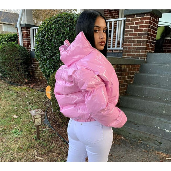 Padded Short Coat Candy Colors - Sabreeonline