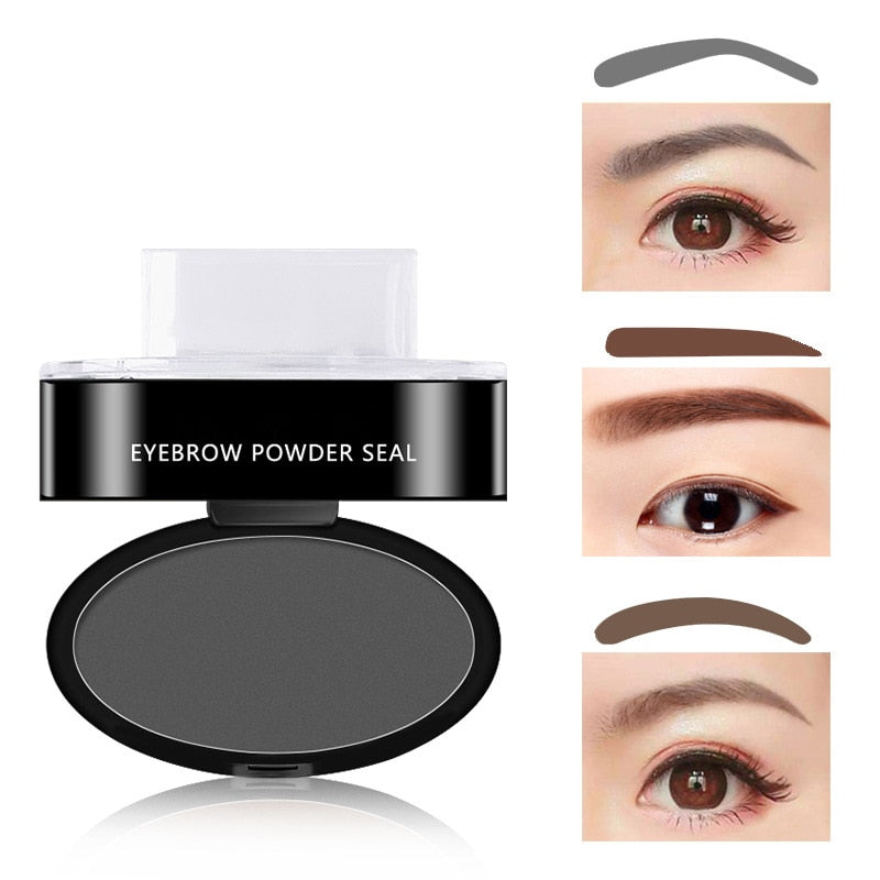 Natural Arched Eyebrow Stamp Quick Makeup Brow Stamps Powder Pallette 9 Options Eyebrow Powder Seal Best Selling Dropshipping - Sabreeonline