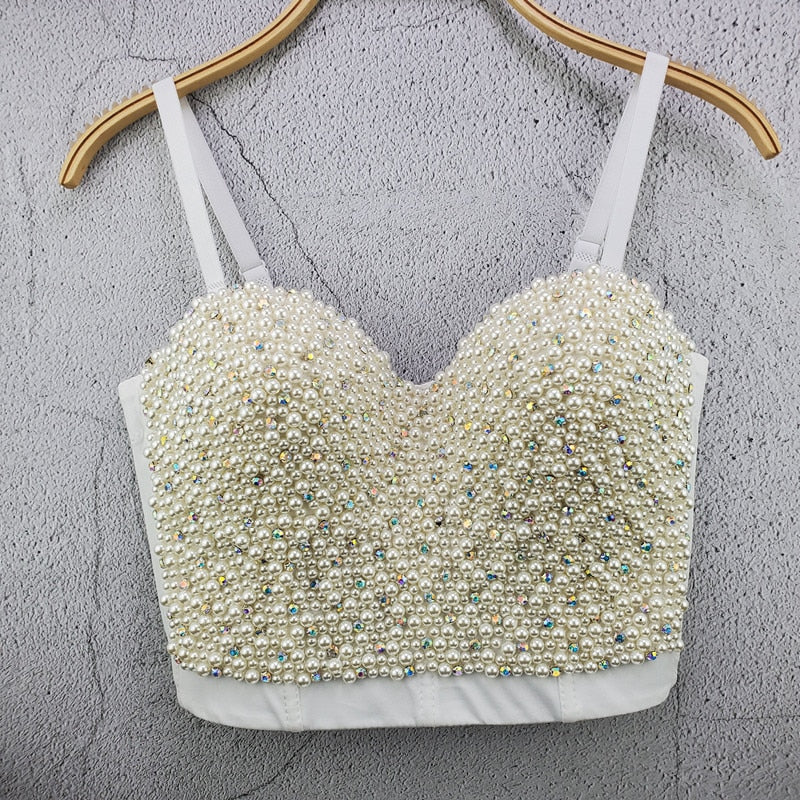 Crystal Diamonds Cotton Tops - Sabreeonline