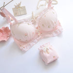 Embroidery Film Cup Bralette - Sabreeonline