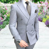 Slim Fit Men Suits Tuxedo with Peaked Lapel - Sabreeonline