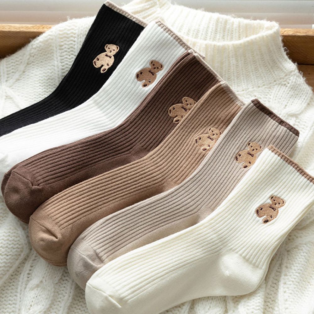 Cotton Breathable Bear Cute Socks - Sabreeonline