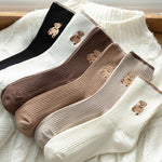 Cotton Breathable Bear Cute Socks - Sabreeonline