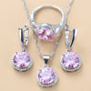 Sweet Princess Round Zircon 3 Piece Set - Sabreeonline